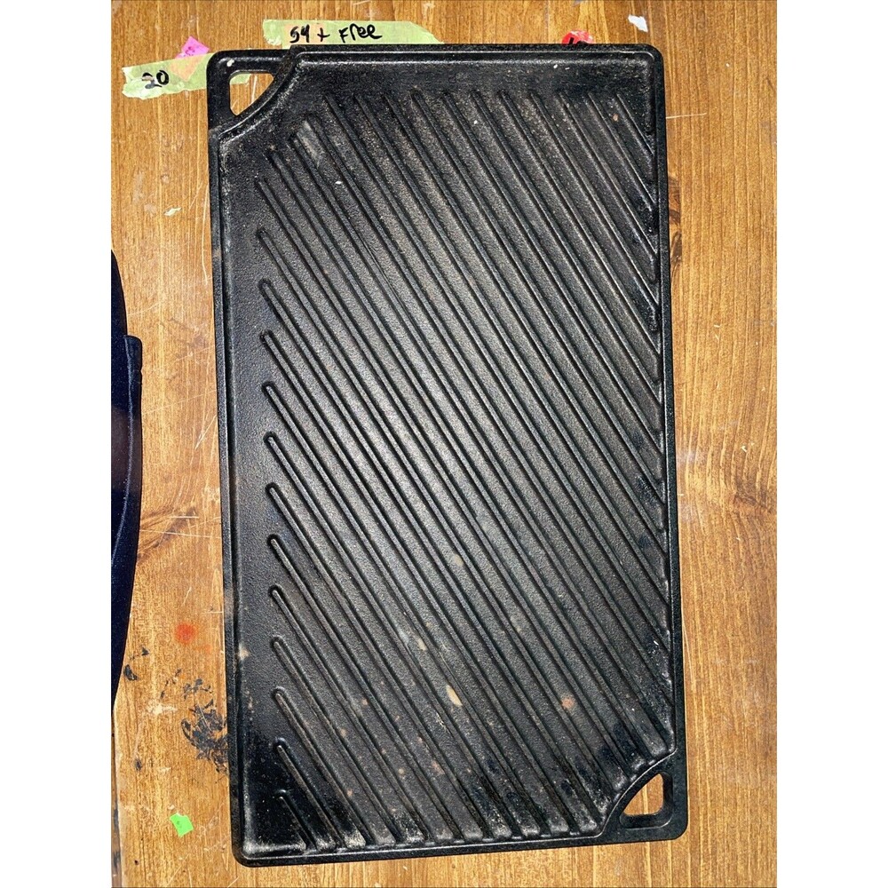 Lodge LDP3 Cast Iron Reversible Pre-Seasoned Griddle 16.75 x 9.5"